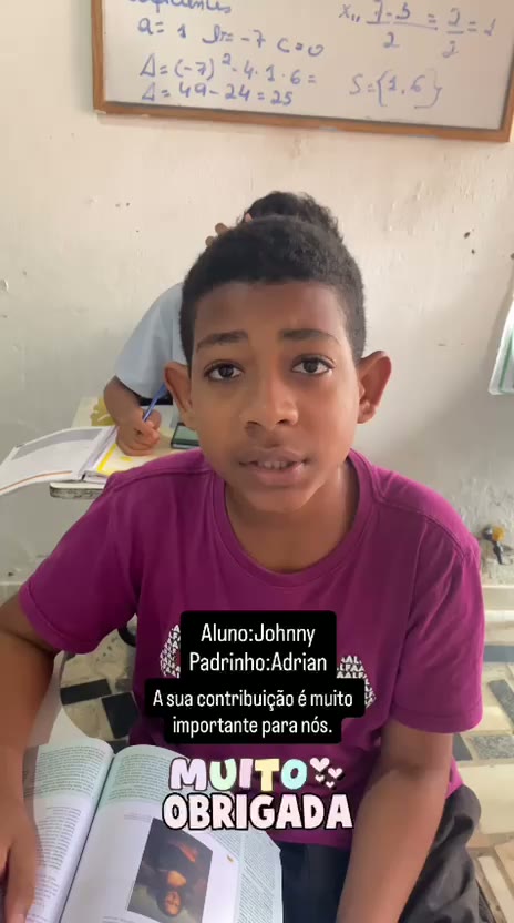 Johnny → padrinho Adrian