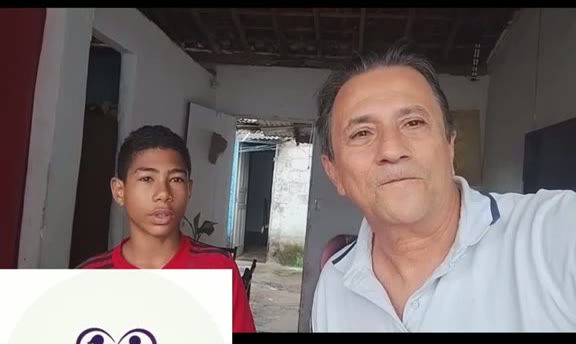 Um aluno apadrinhado, em casa