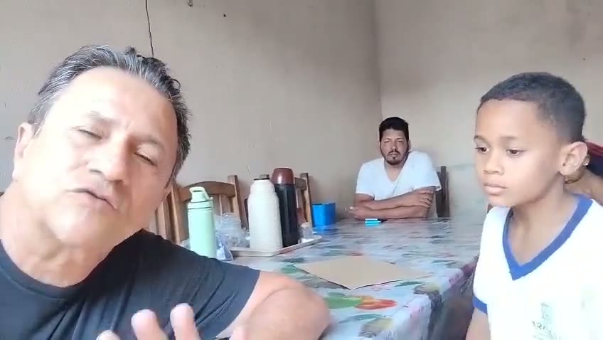 O pai que foi atrás do reforço para o filho
