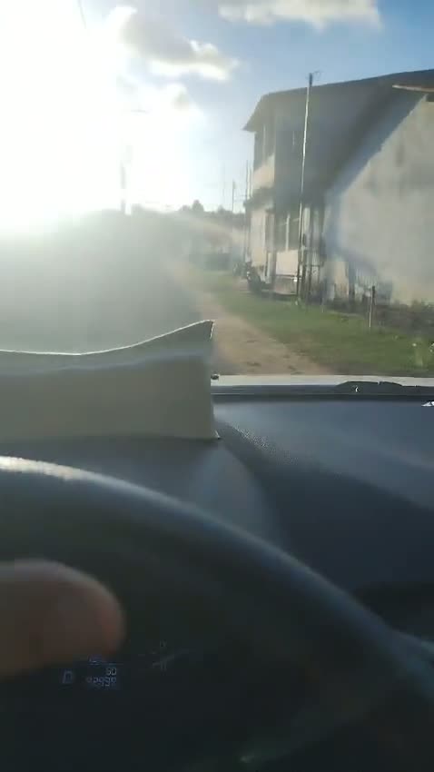 A chegada no Jardim Recreio
